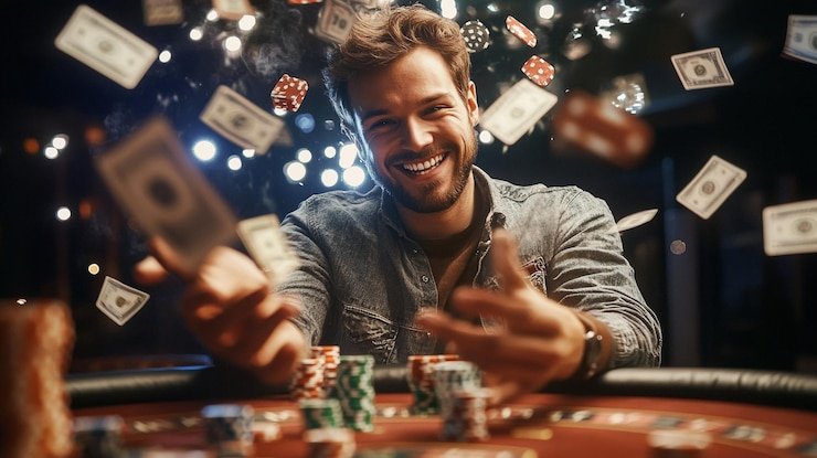 Tampilan permainan kasino langsung dengan dealer profesional secara streaming